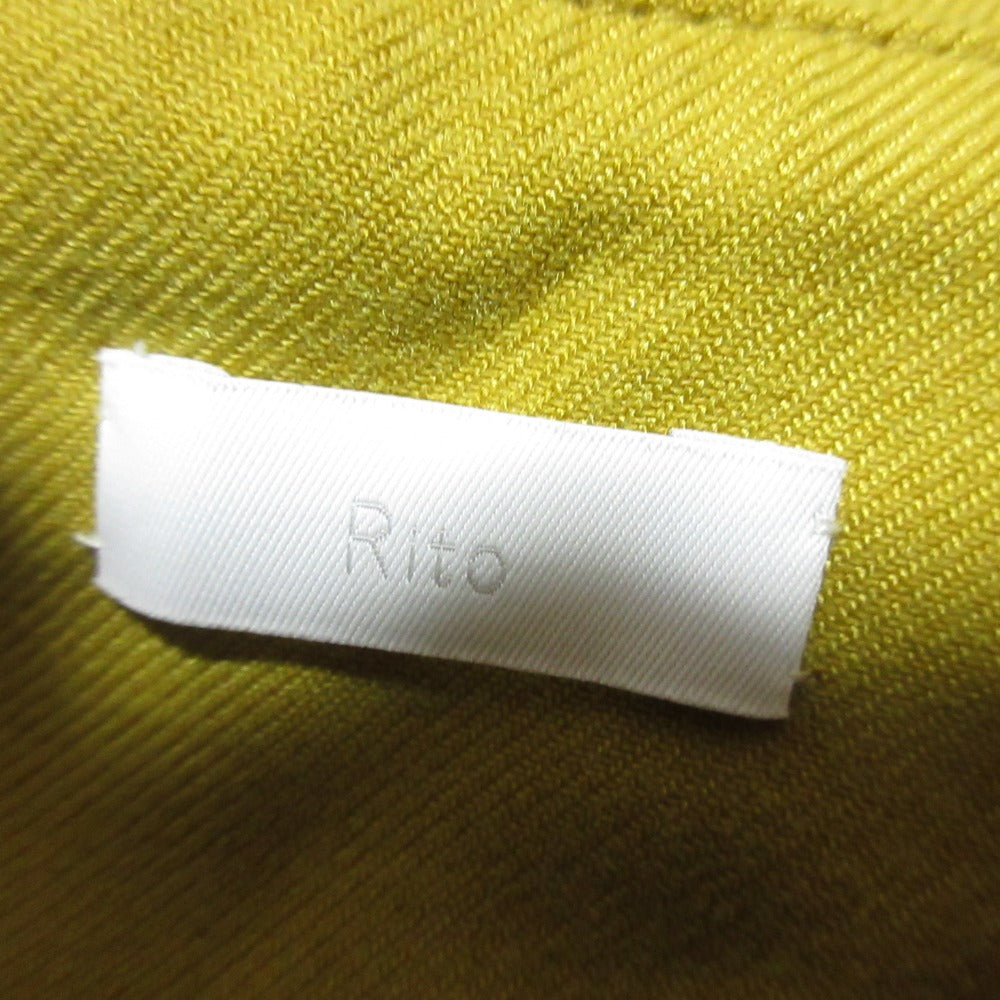 RITO サイドベルトワイドパンツ