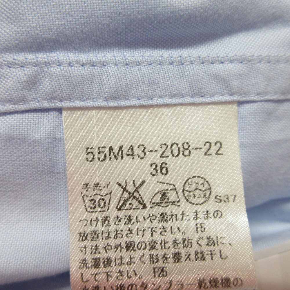BLUE LABEL CRESTBRIDGE 刺繍入り 長袖 シャツ