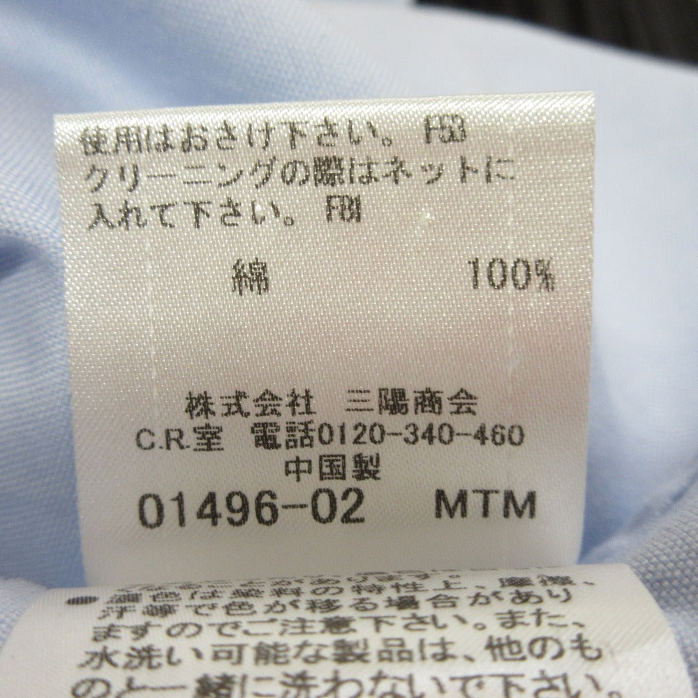BLUE LABEL CRESTBRIDGE 刺繍入り 長袖 シャツ