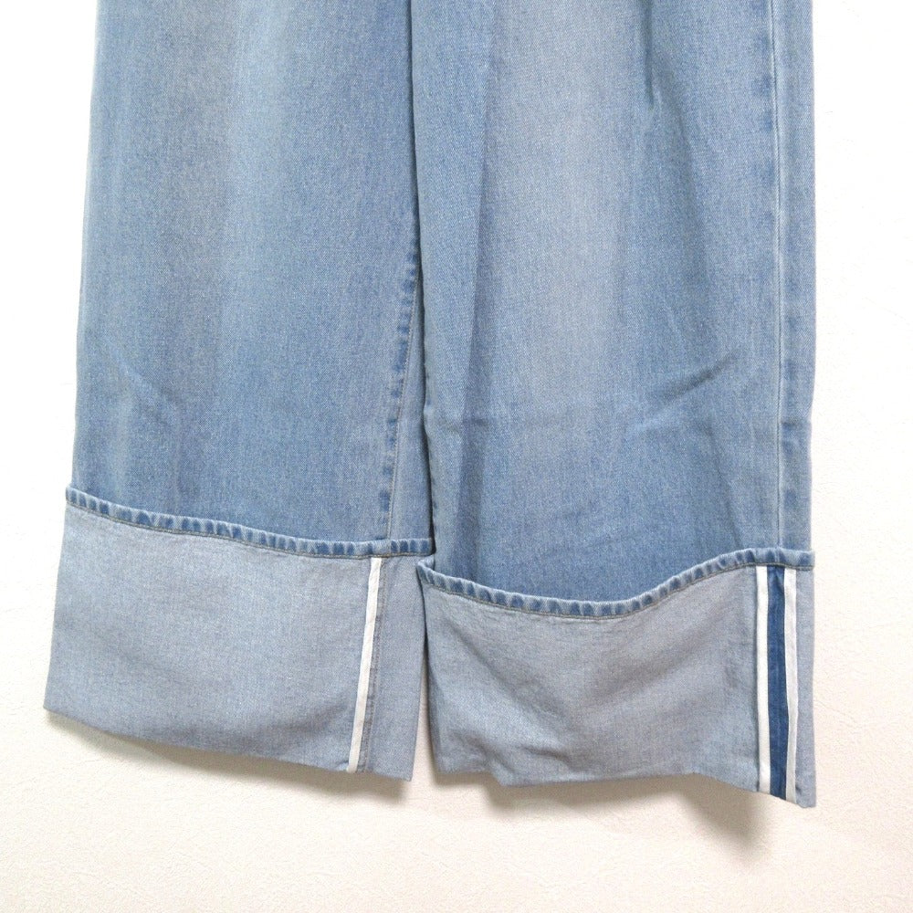 Diagram ロール アップ ワイド パンツ デニム