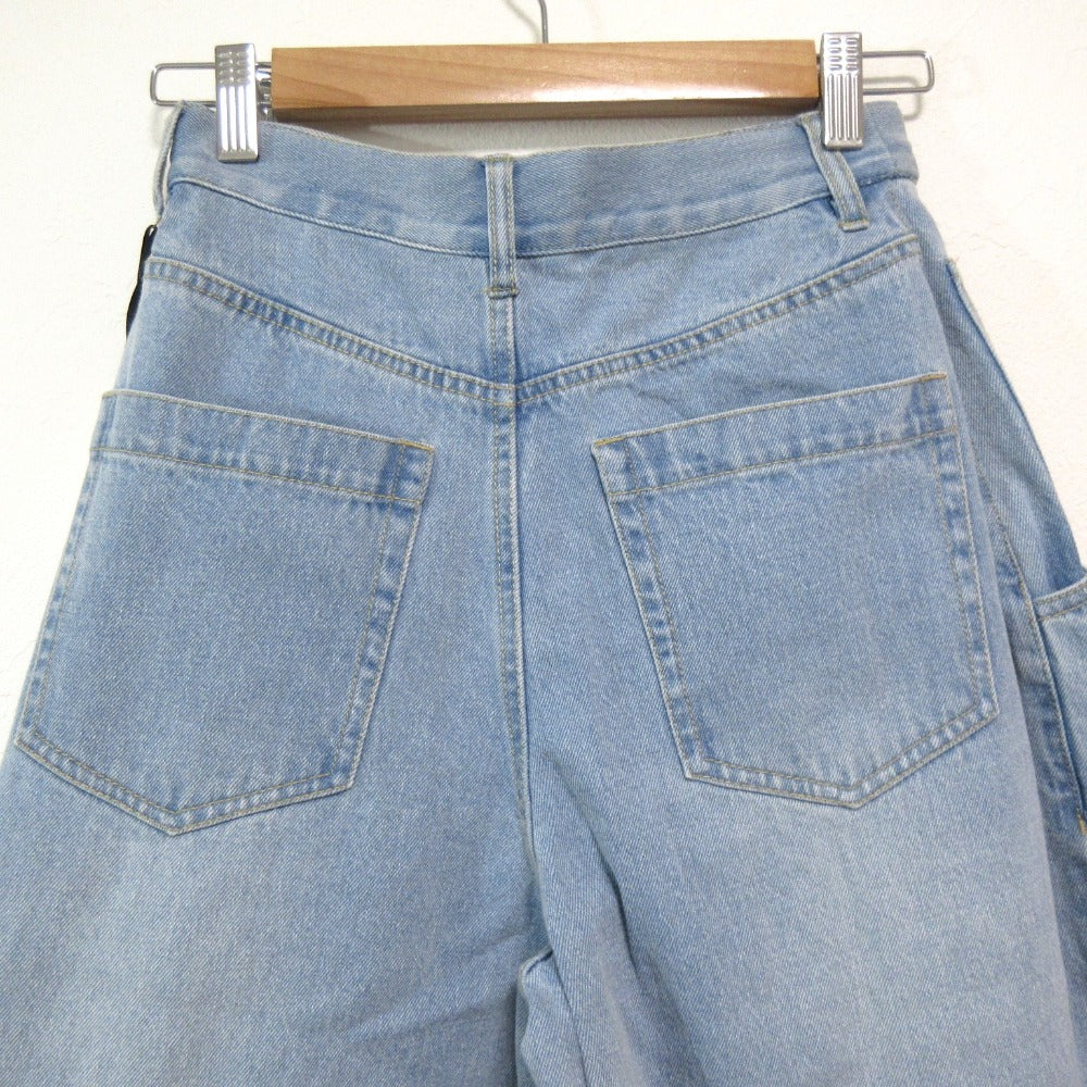 Diagram ロール アップ ワイド パンツ デニム