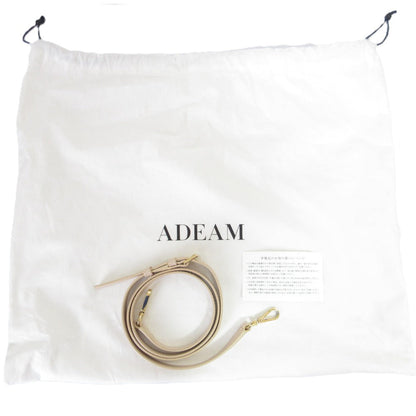 ADEAM アート フレーム バッグ レザー 2WAY バッグ