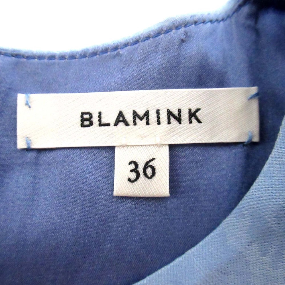 BLAMINK C/S FLARE OP シルクブレンド ワンピース