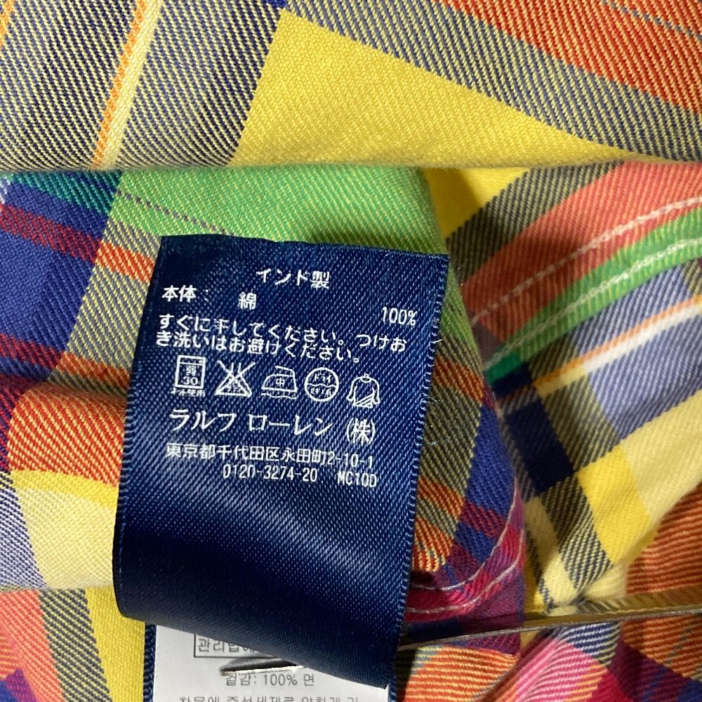 ポロ ラルフ ローレン チェックシャツ