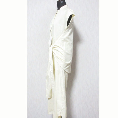 サトルササキ WRAP DRESS SHIRT コットンワンピース