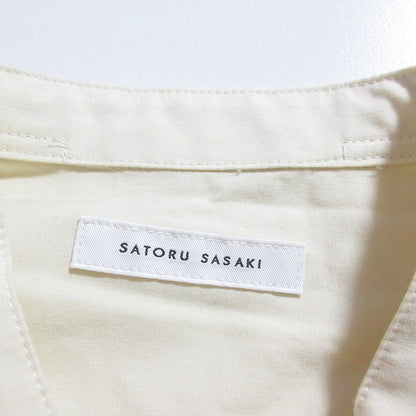 サトルササキ WRAP DRESS SHIRT コットンワンピース