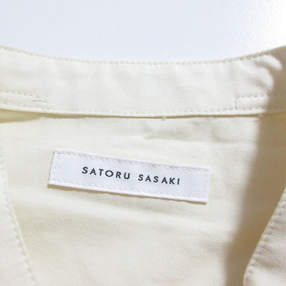 サトルササキ WRAP DRESS SHIRT コットンワンピース