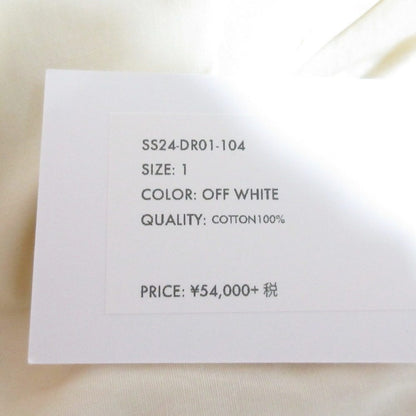 サトルササキ WRAP DRESS SHIRT コットンワンピース