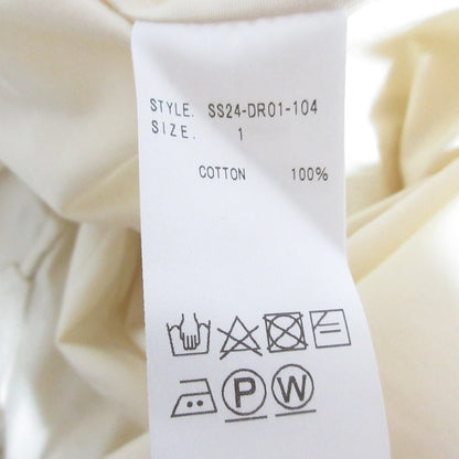 サトルササキ WRAP DRESS SHIRT コットンワンピース