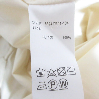 サトルササキ WRAP DRESS SHIRT コットンワンピース