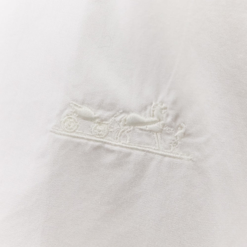 エルメス 比翼コットン2wayシャツ40