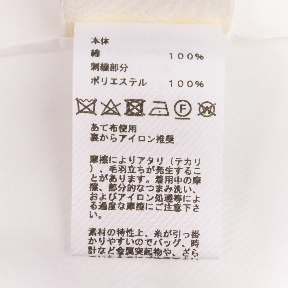 エルメス 比翼コットン2wayシャツ40