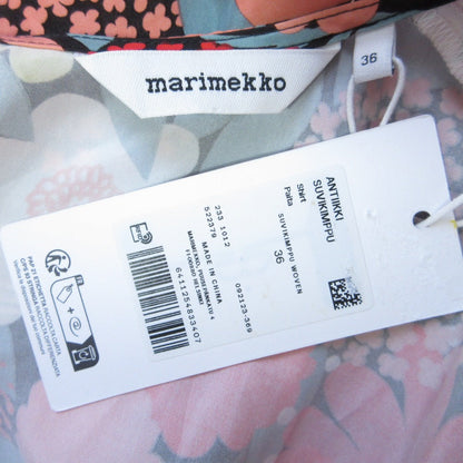 marimekko ANTIIKKI SUVIKIMPPU キュプラ ブラウス