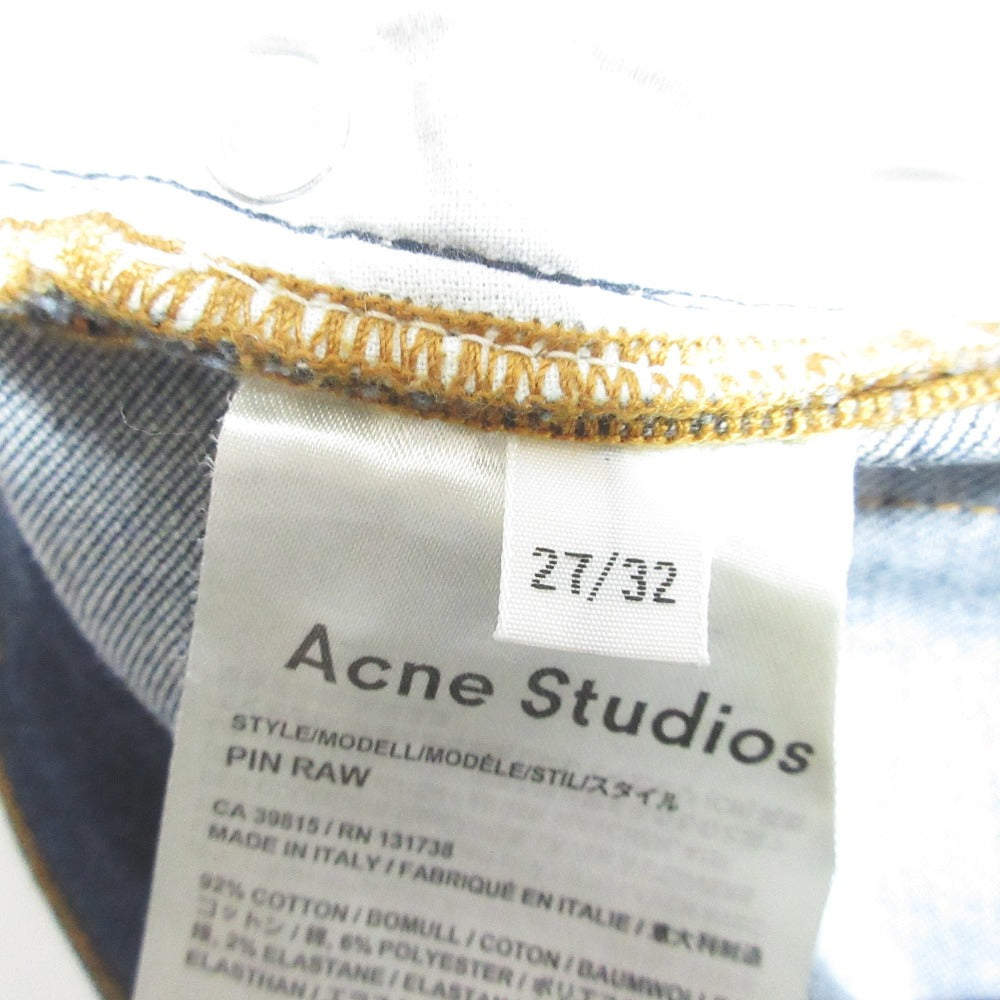 アクネストゥディオズ PIN RAW デニム パンツ