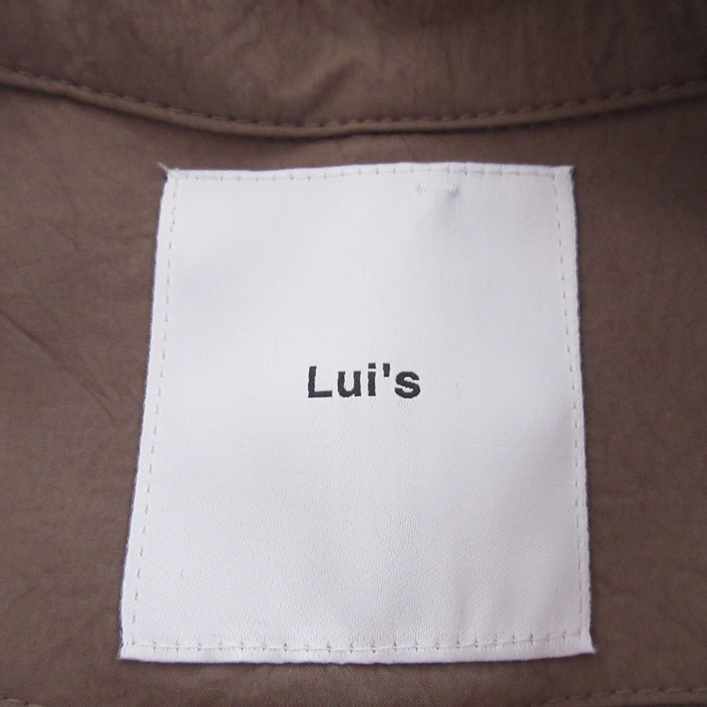 Lui's ストレッチ ナイロン トレンチ コート