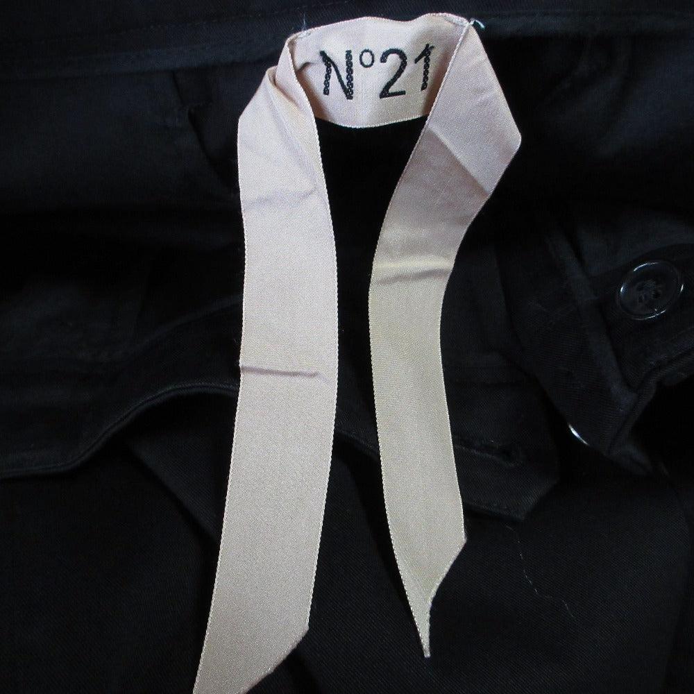 N°21 ストレッチワイドストレートクロップドパンツ
