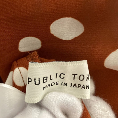 PUBLIC TOKYO ダルメシアン ドット ロング ドレス