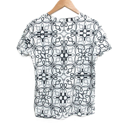 エルメス コルドリエールプリントマイクロショートスリーブTシャツ38 コットンTシャツ