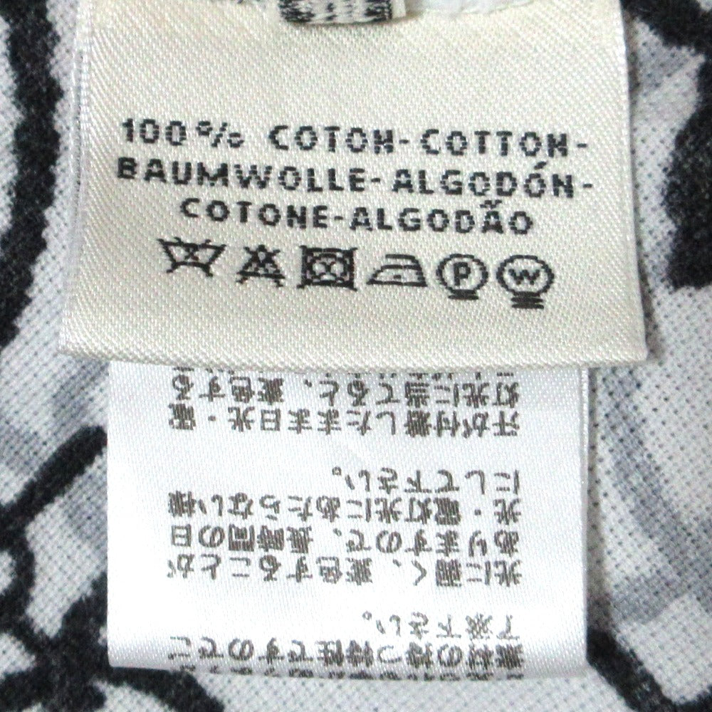 エルメス コルドリエールプリントマイクロショートスリーブTシャツ38 コットンTシャツ