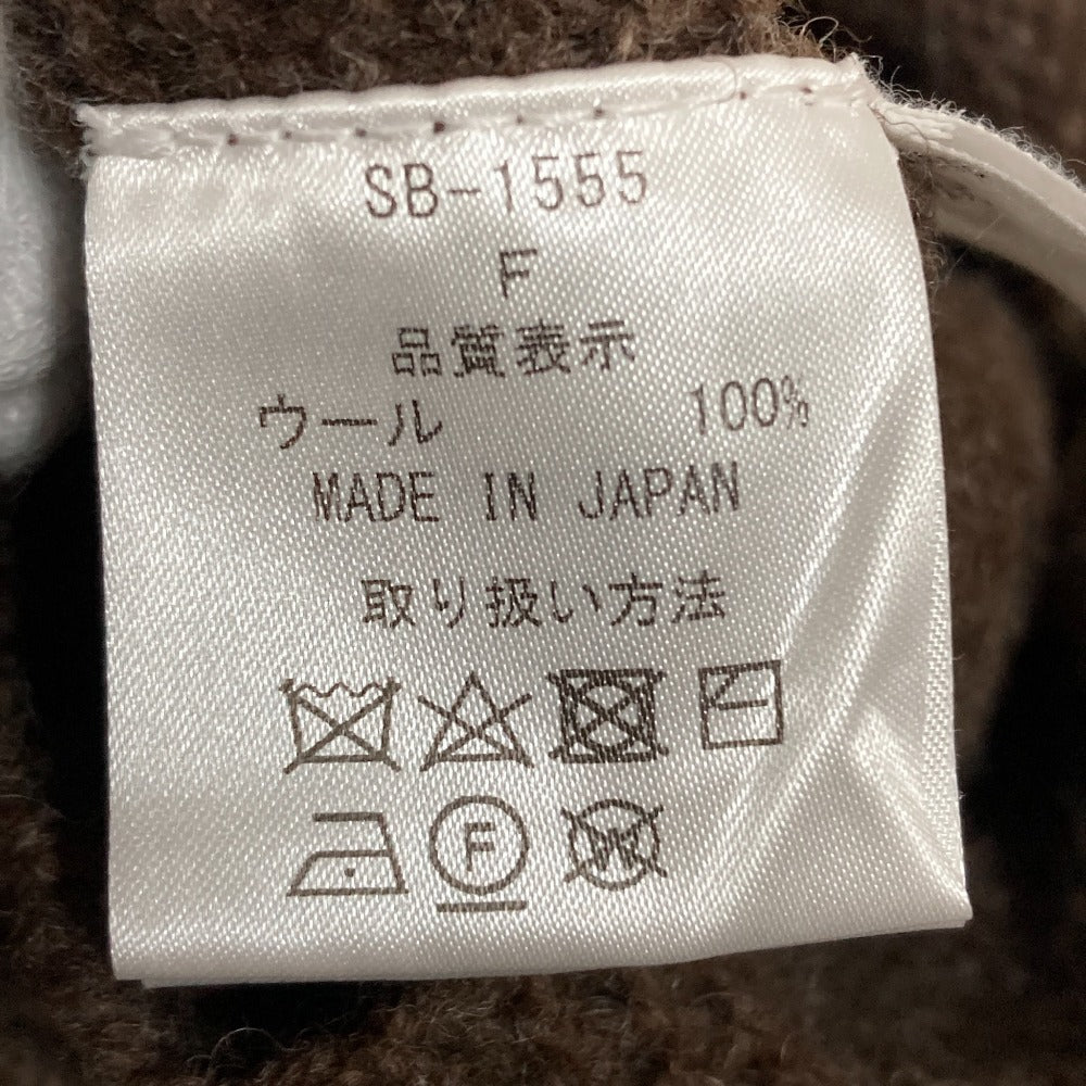 SO[] ウール 脇ガーター編みベスト