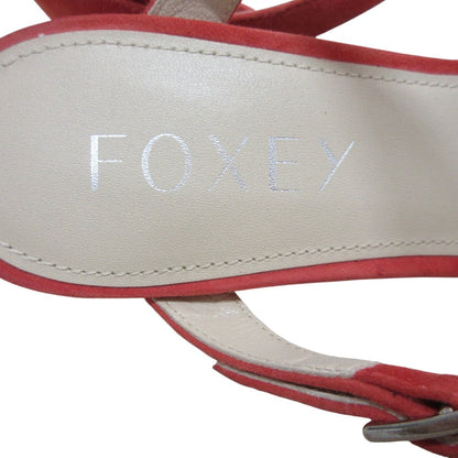 FOXEY POPPY スエードミュールサンダル
