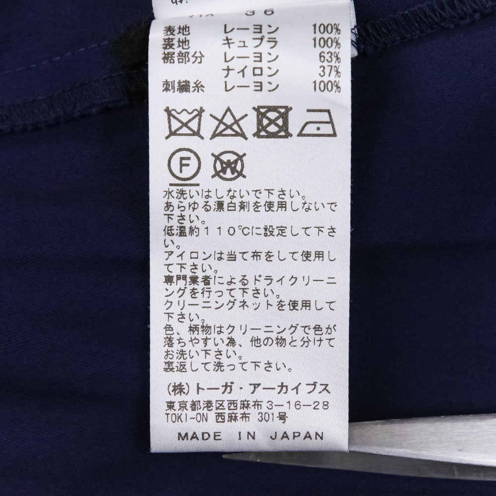 TOGA PULLA レーヨン 刺繍 ドレス