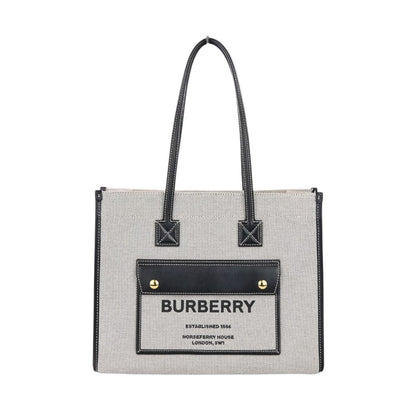 バーバリー FREYA TOTE キャンバス トートバッグ