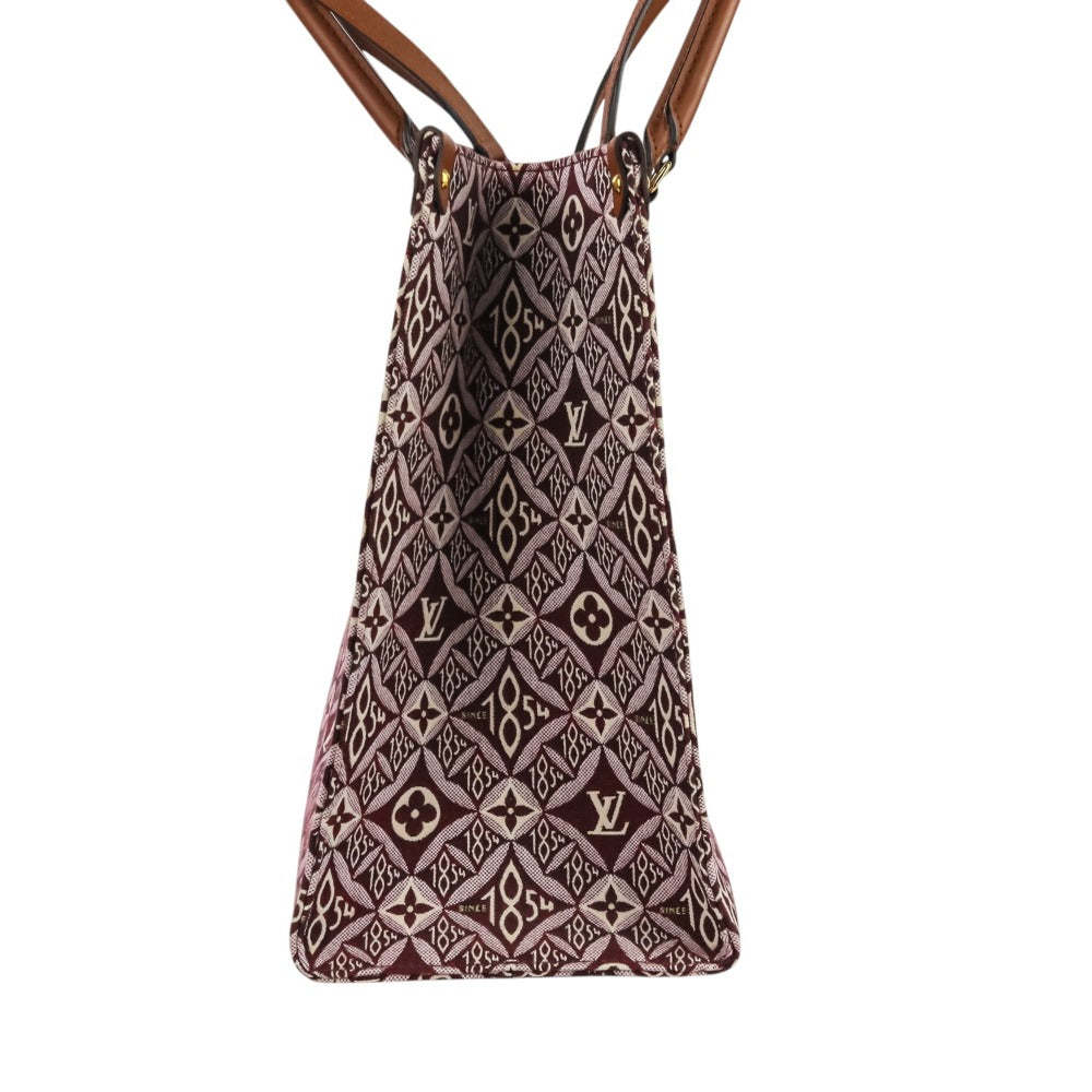 ルイヴィトン オンザゴーGM モノグラムジャガード 2wayトートバッグ