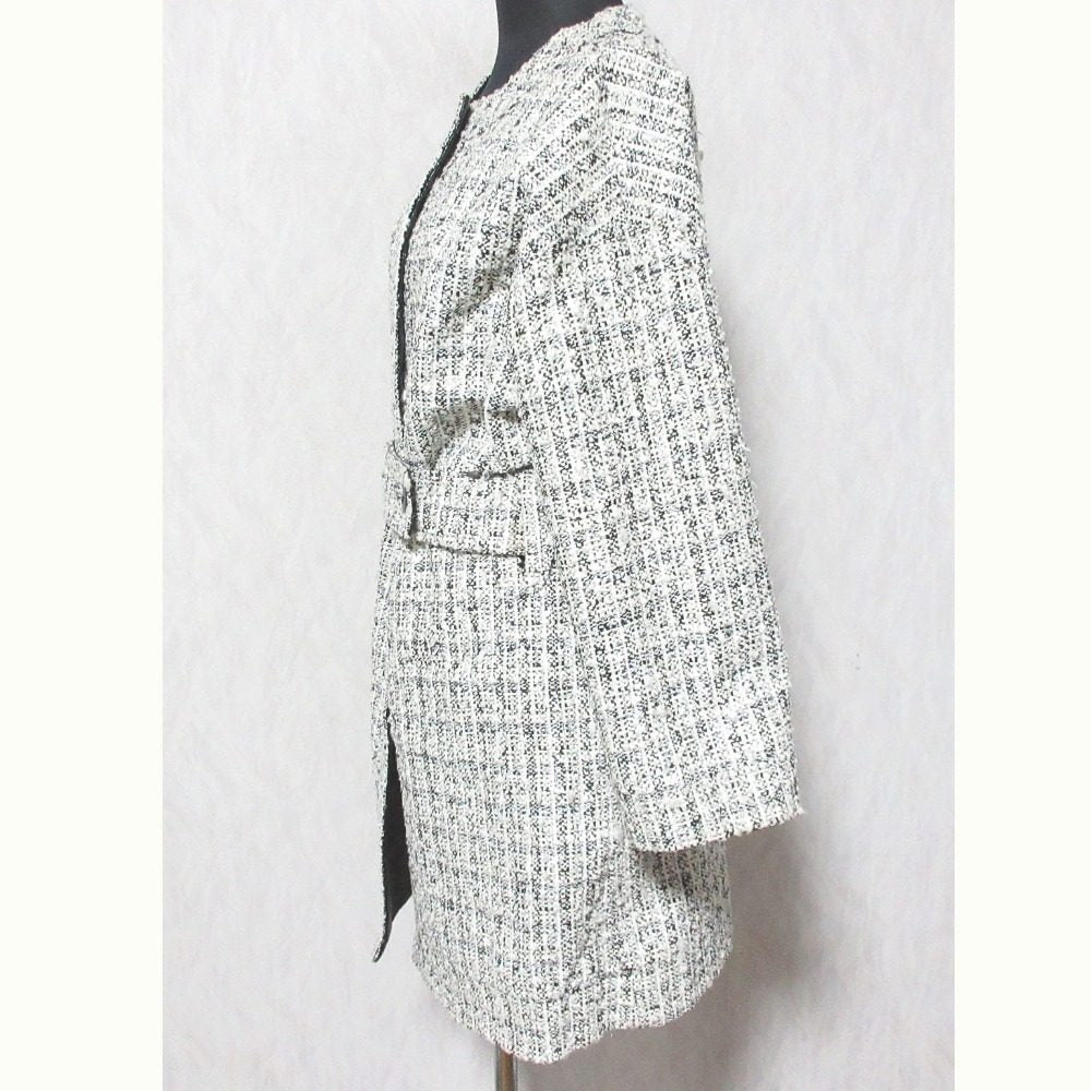 DRESSTERIOR リバーシブル ノーカラー ウール コート