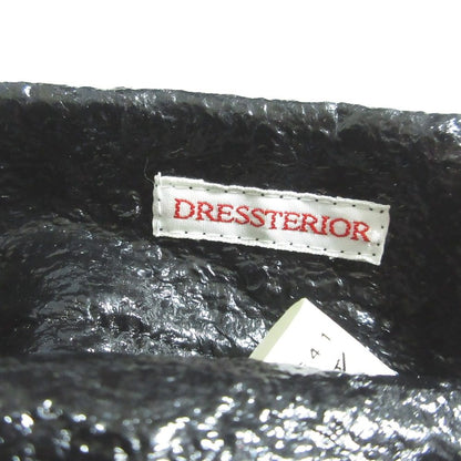 DRESSTERIOR リバーシブル ノーカラー ウール コート