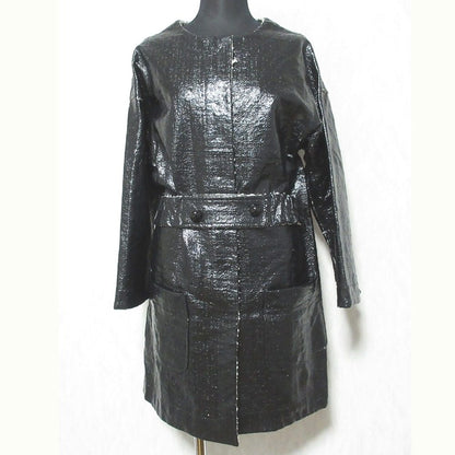 DRESSTERIOR リバーシブル ノーカラー ウール コート