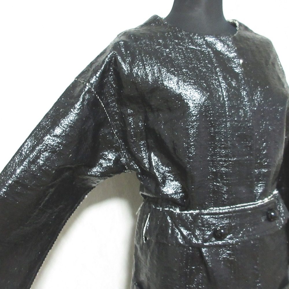 DRESSTERIOR リバーシブル ノーカラー ウール コート