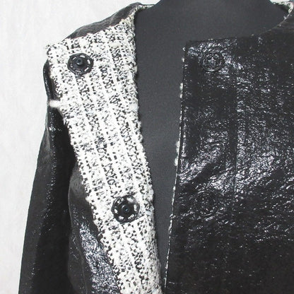 DRESSTERIOR リバーシブル ノーカラー ウール コート