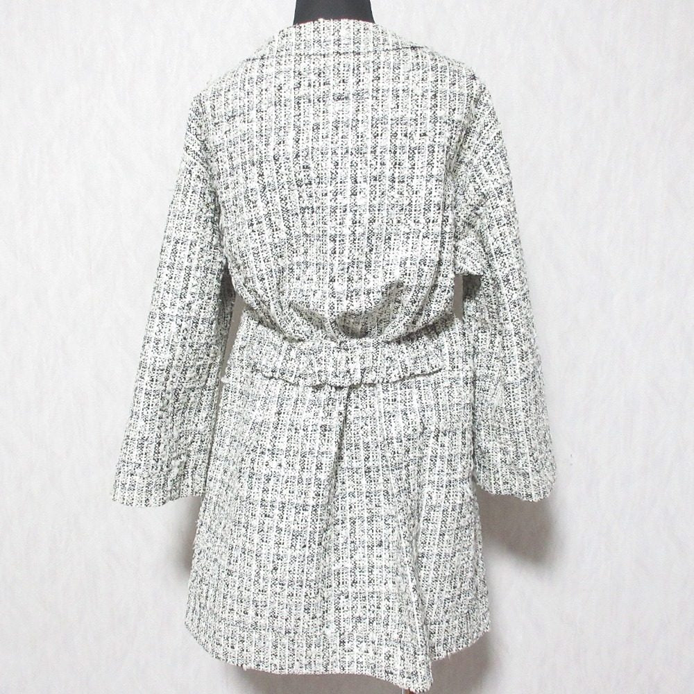 DRESSTERIOR リバーシブル ノーカラー ウール コート
