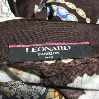 LEONARD FASHION ウール シルク ロング ジャケット