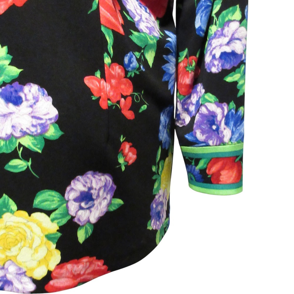 LEONARD FASHION フローラル 長袖 シャツ