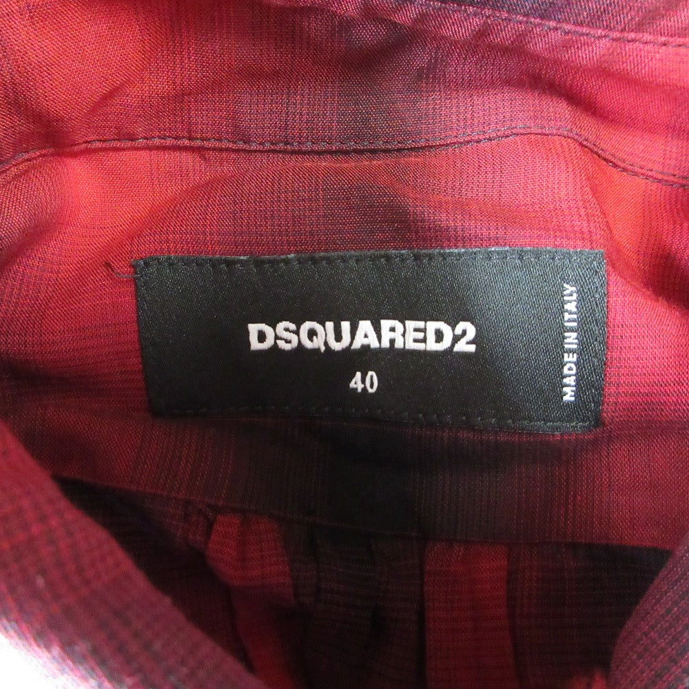 Dsquared2 チェック シアー ドレス