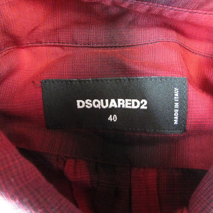 Dsquared2 チェック シアー ドレス