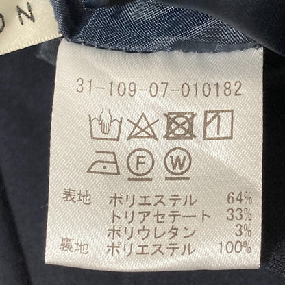 エストネーション サイドジップ センタープリーツ スラックスパンツ