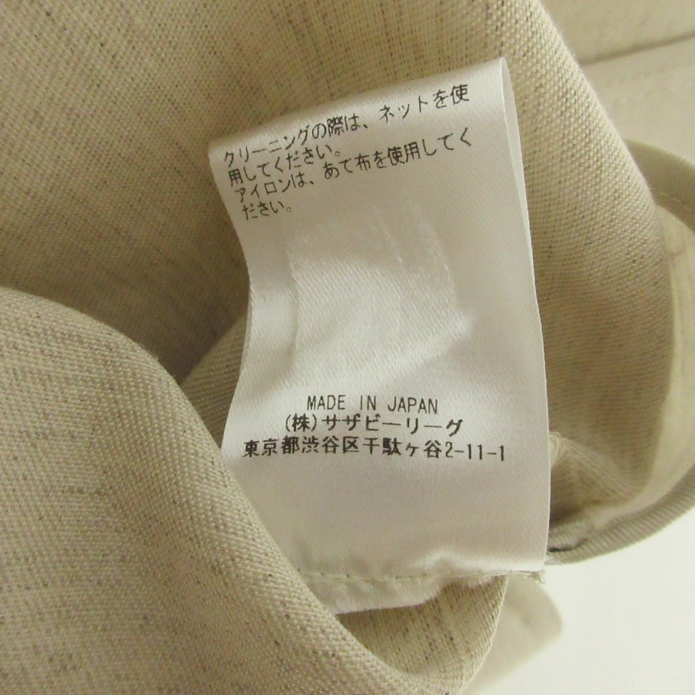 ebure リネンブレンドプルオーバーブラウス