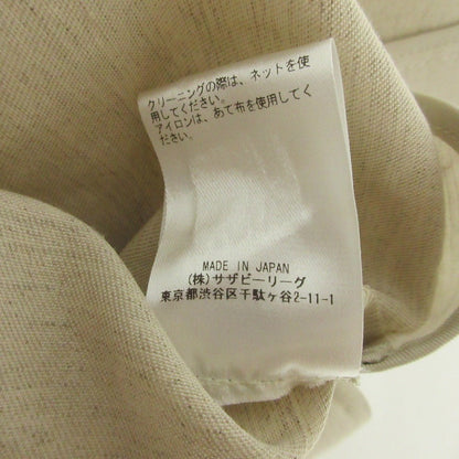 ebure リネンブレンドプルオーバーブラウス