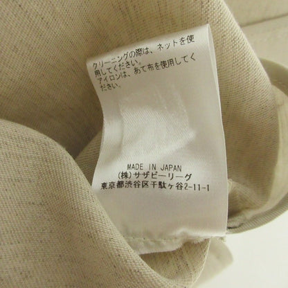 ebure リネンブレンドプルオーバーブラウス