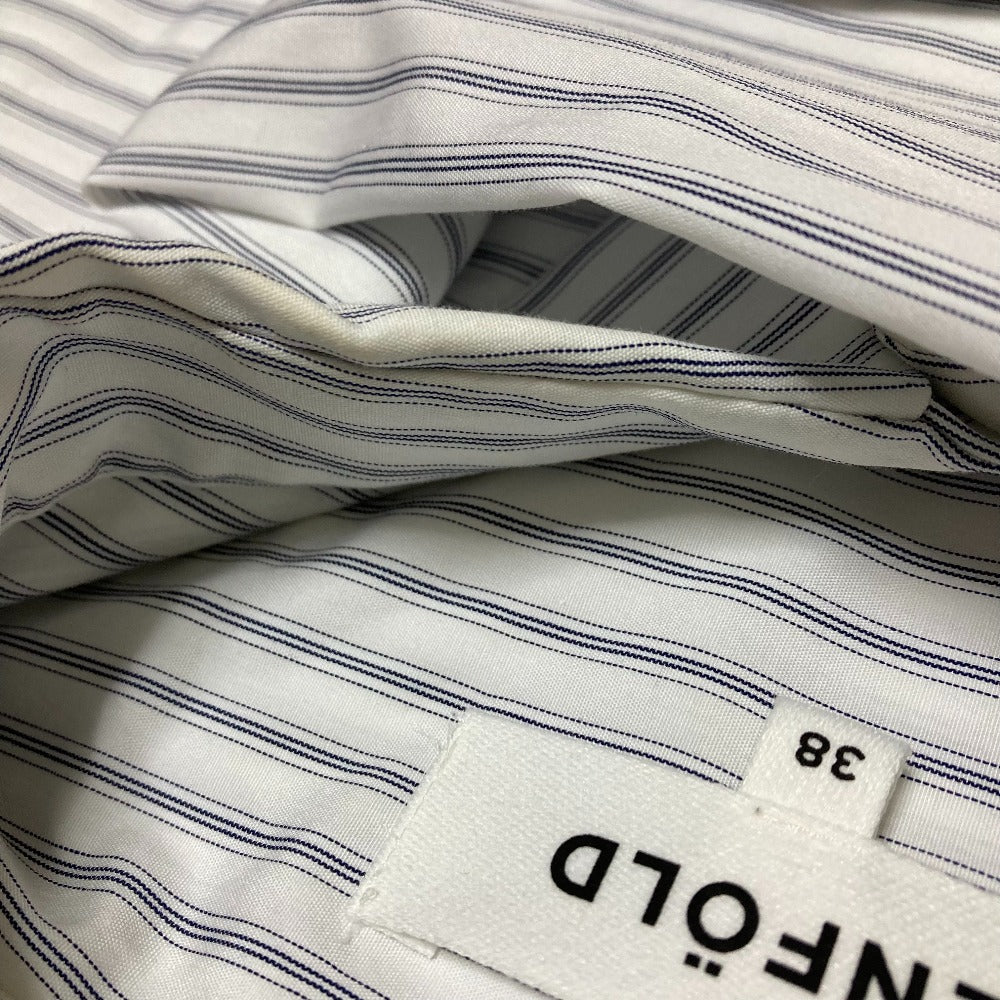 ENFOLD FRONT WING SHIRT ストライプシャツ