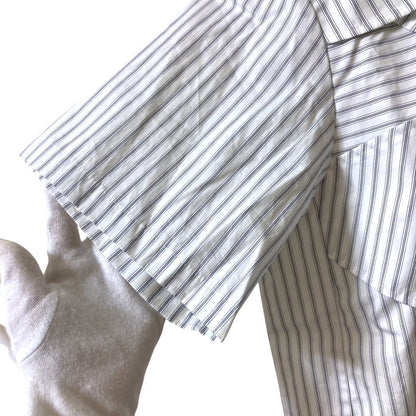 ENFOLD FRONT WING SHIRT ストライプシャツ