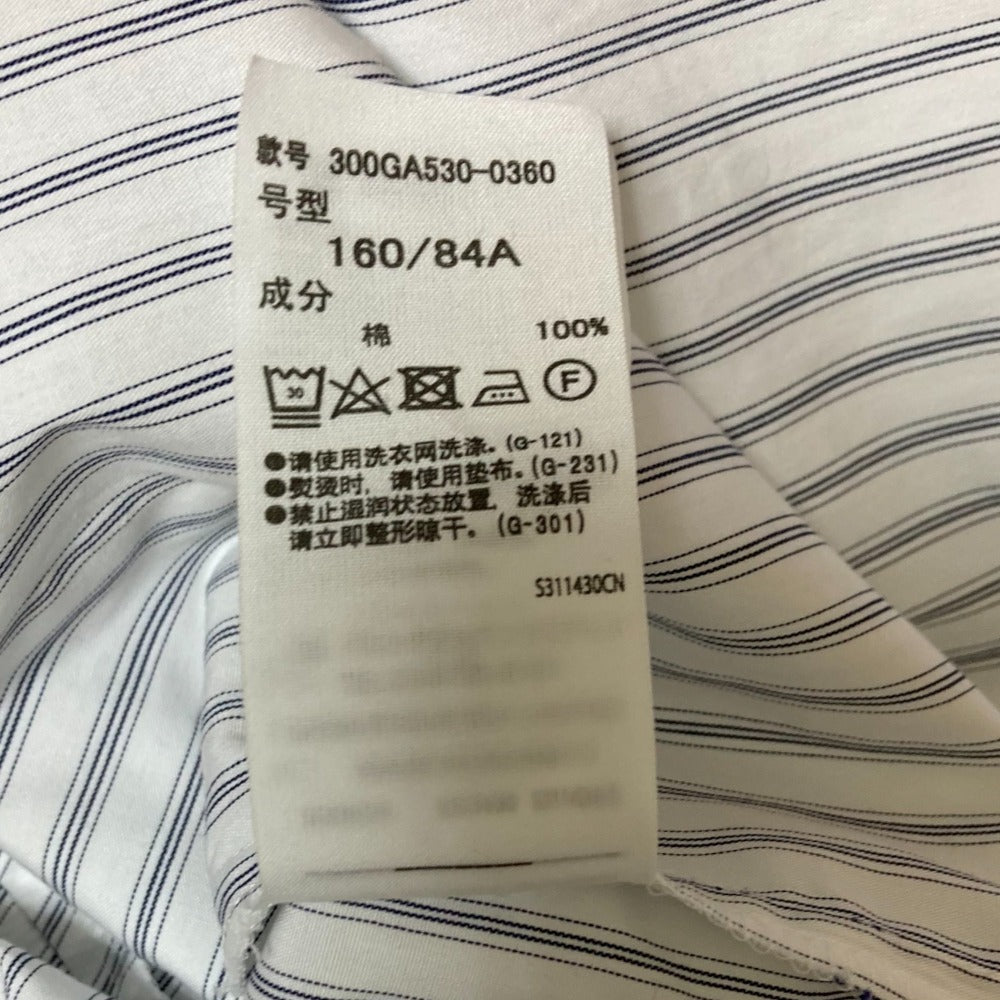 ENFOLD FRONT WING SHIRT ストライプシャツ