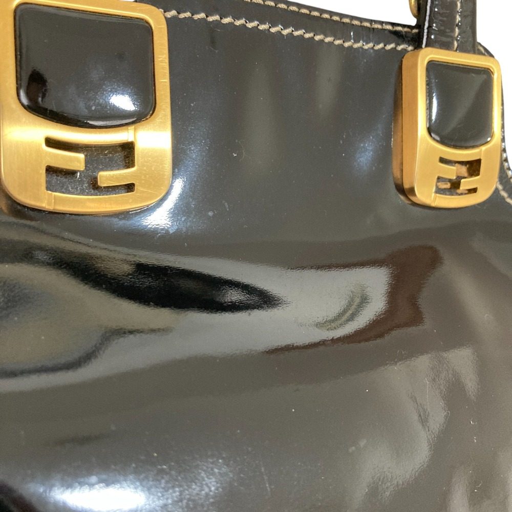 フェンディ カメレオン パテントレザー 2wayバッグ