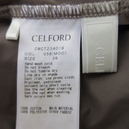 CELFORD ラウンドヘムフリルカットソー