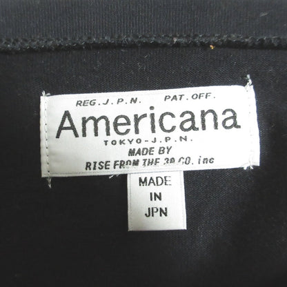 アメリカーナ アシンメトリー ヘム 3/4 スリーブ トップ