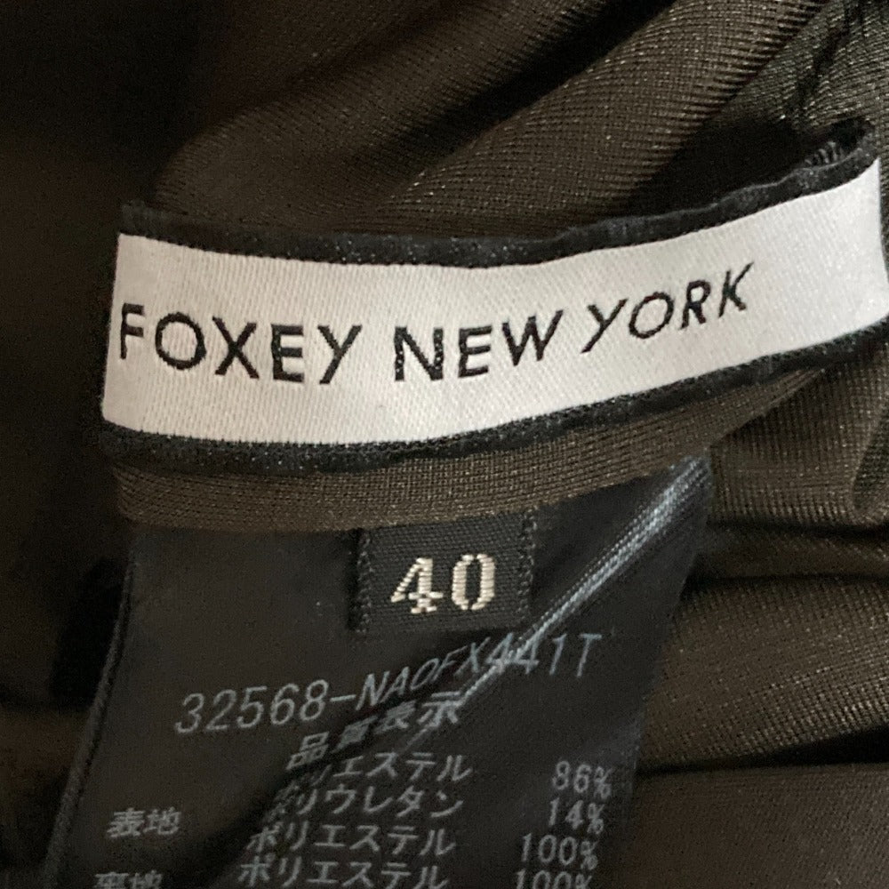 FOXEY NEW YORK ベロア ノワール ドレス