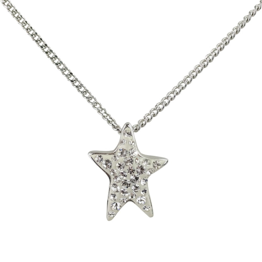 スワロフスキー フリッカー スター ネックレス ピアス セット